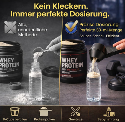 KUBOZN® Mehrzweck-Präzisionslöffel & Trichter für Pulver
