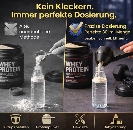 KUBOZN® Mehrzweck-Präzisionslöffel & Trichter für Pulver