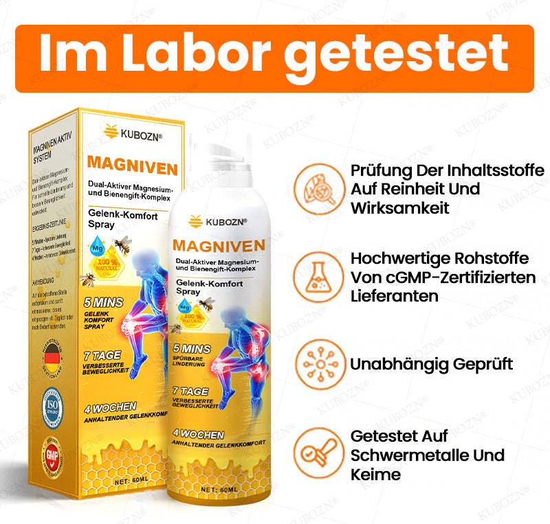 🇩🇪🛡️ KUBOZN® MagniVen Gelenk-Spray – Schnell. Beweglich. Spürbar. 🅱︎
