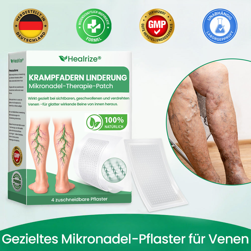 👨‍⚕️🔥Healrize® VeinEase Mikronadel-Technologie⚡Spürbare Wirkung in Tagen – nachhaltige Verbesserung