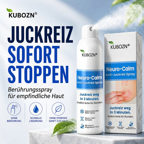 ✅KUBOZN® Neuro-Calm Anti-Juckreiz Akut-Spray – 3-Minuten-Ruhe bei Juckreiz