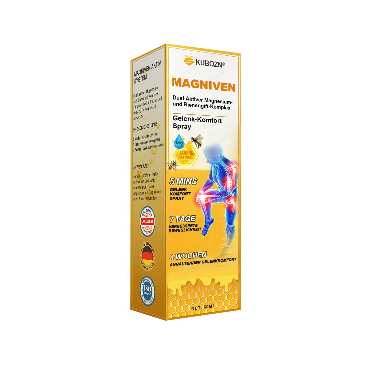 🇩🇪🛡️ KUBOZN® MagniVen Gelenk-Spray – Schnell. Beweglich. Spürbar.