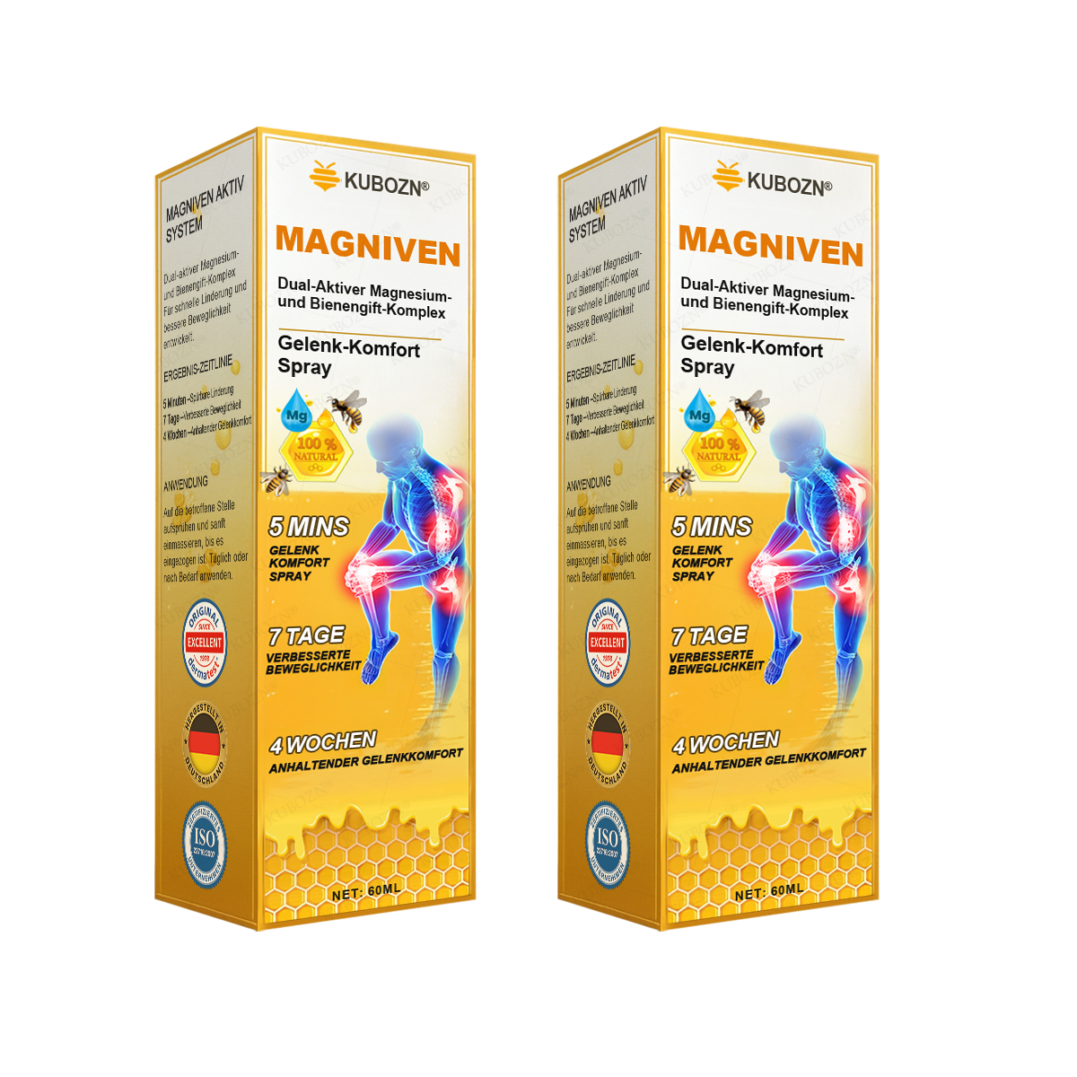 🇩🇪🛡️ KUBOZN® MagniVen Gelenk-Spray – Schnell. Beweglich. Spürbar.