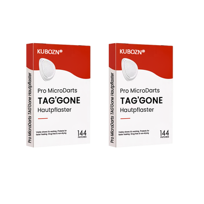 KUBOZN® Pro MicroDarts TAG'Gone Hautpflaster zur Skin-Tag-Entfernung