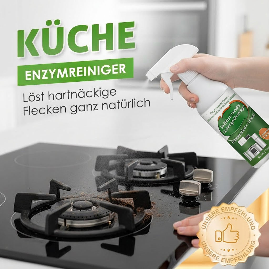 Healrize® Bio-Enzym Schaumreiniger – Starke Fettlösekraft für das ganze Haus