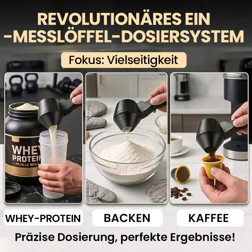 KUBOZN® Mehrzweck-Präzisionslöffel & Trichter für Pulver