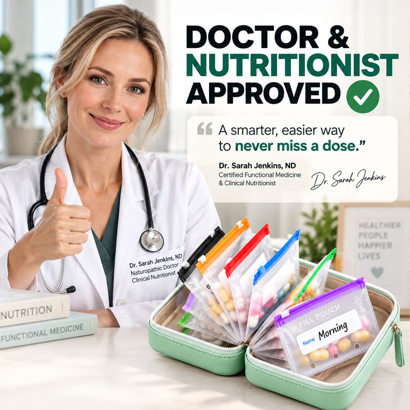 KBZHealth™ Modular Wellness Wallet – 7-Day Travel Pill & Vitamin Organizer Case (OFFER)