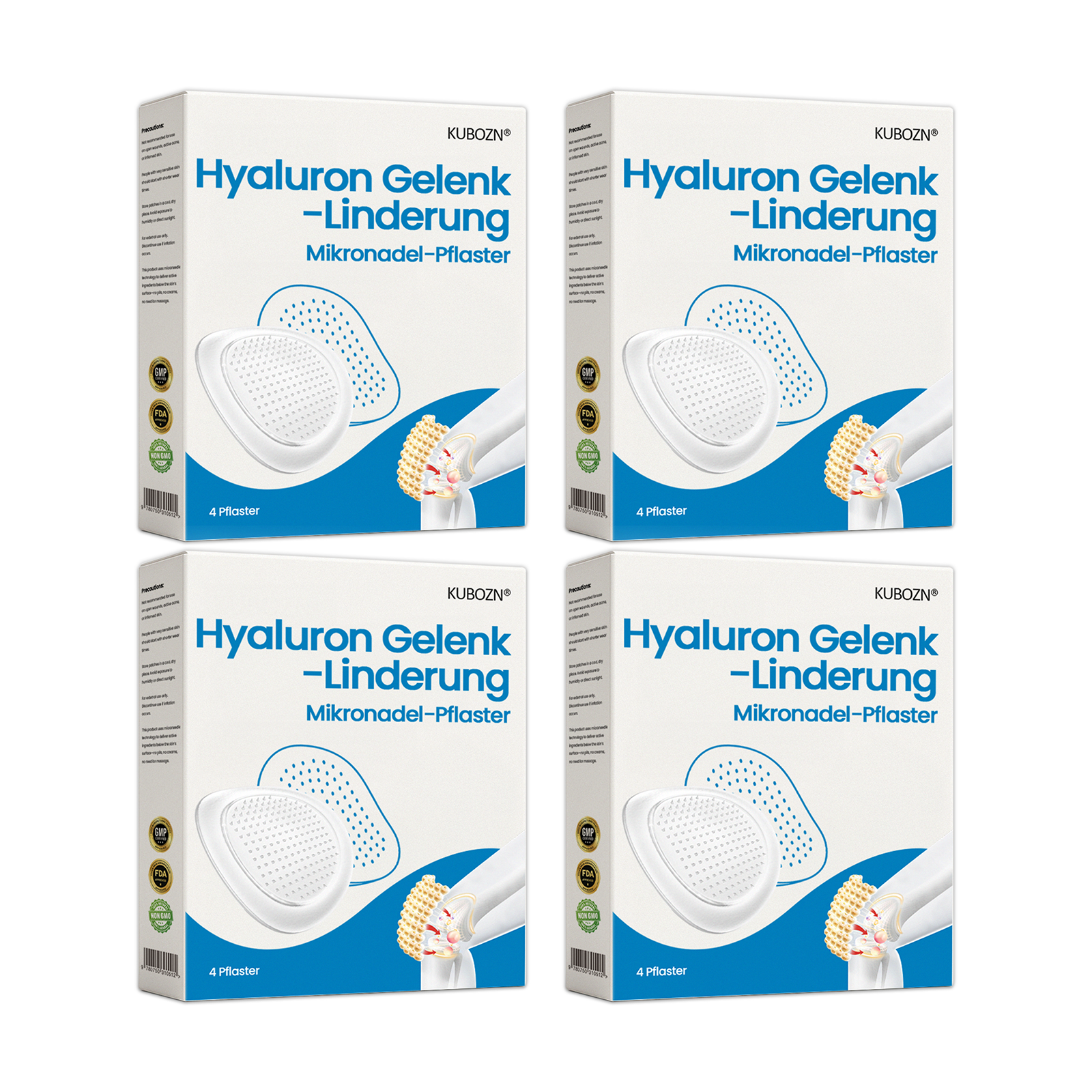 4 Boxen - 💧 16 Tage: Schmerzfrei