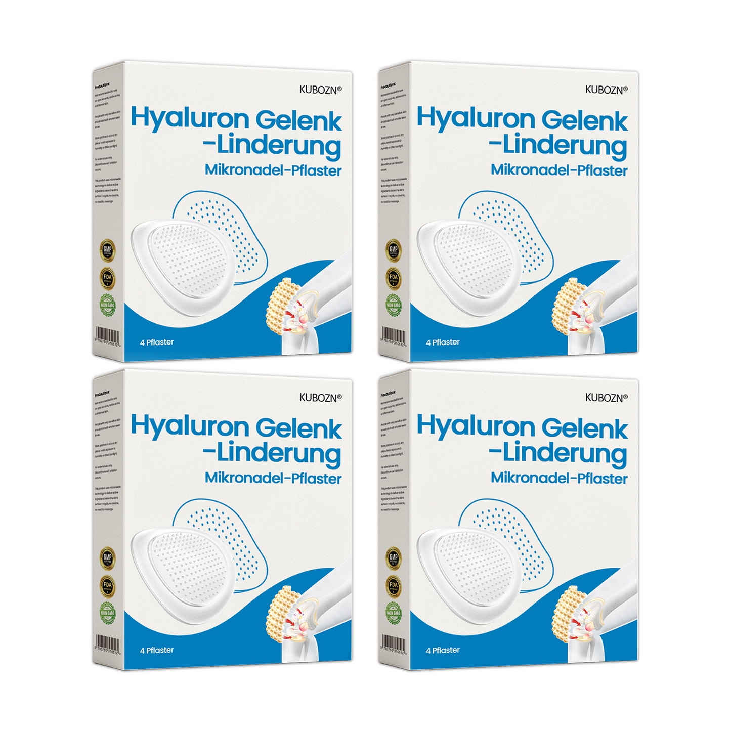 KUBOZN® Hyaluron Gelenk-Linderung Mikronadel-Pflaster