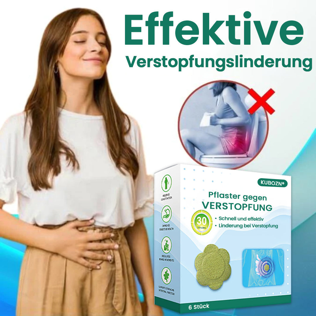 KUBOZN® Pflaster gegen Verstopfung