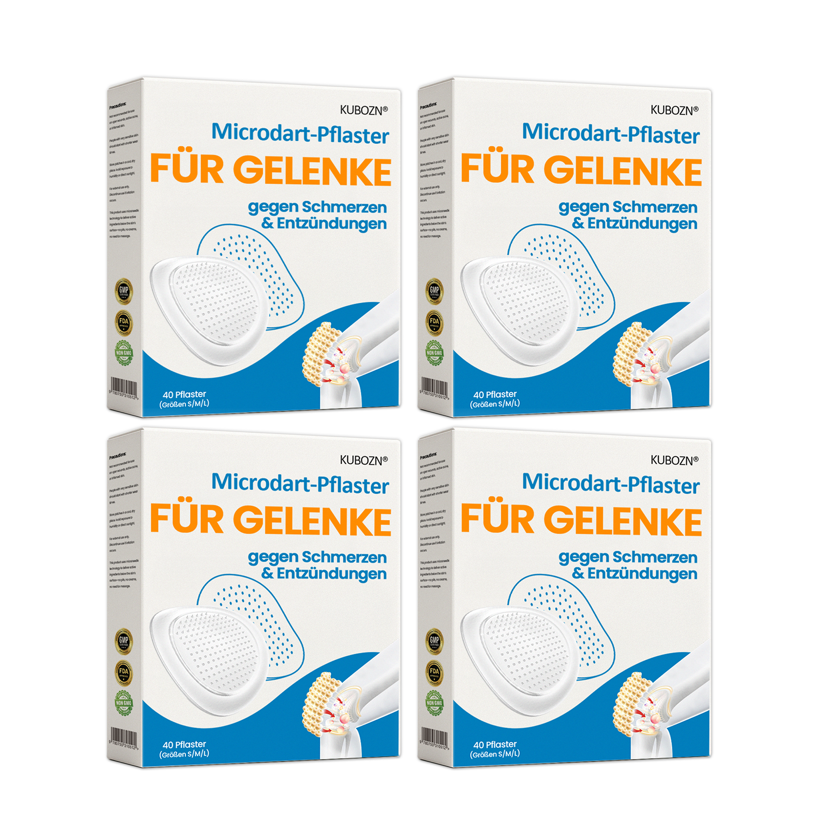 4 Boxen - 💧 32Tage: Schmerzfrei