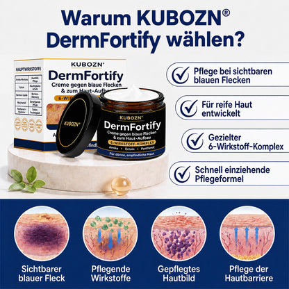 Kubozn® DermFortify – Spezial-Creme gegen blaue Flecken & zum Haut-Aufbau bei dünner, empfindlicher Haut