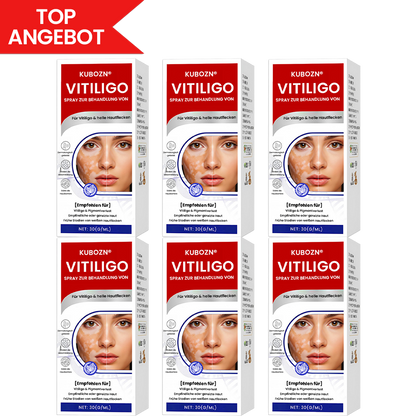 KUBOZN® Spray gegen Vitiligo — Dermatologisch getestet, pflanzlich & steroidfrei  🅱︎