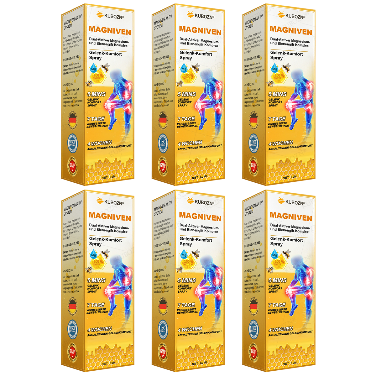 🇩🇪🛡️ KUBOZN® MagniVen Gelenk-Spray – Schnell. Beweglich. Spürbar. 🅱︎