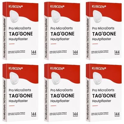 KUBOZN® Pro MicroDarts TAG'Gone Hautpflaster zur Skin-Tag-Entfernung