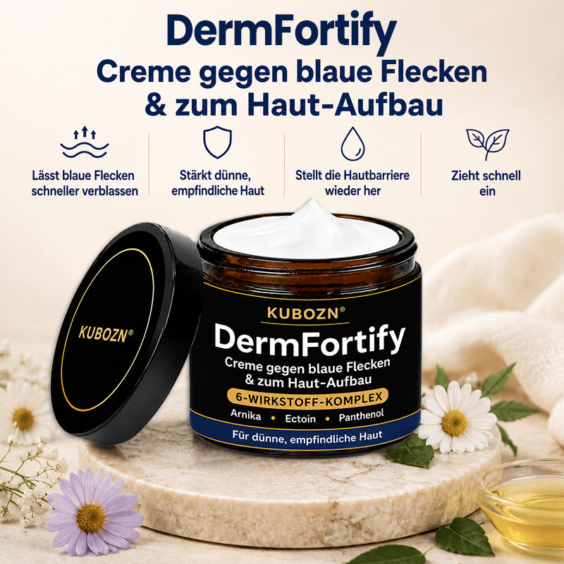 Kubozn® DermFortify – Spezial-Creme gegen blaue Flecken & zum Haut-Aufbau bei dünner, empfindlicher Haut