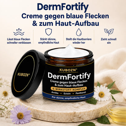 Kubozn® DermFortify – Spezial-Creme gegen blaue Flecken & zum Haut-Aufbau bei dünner, empfindlicher Haut