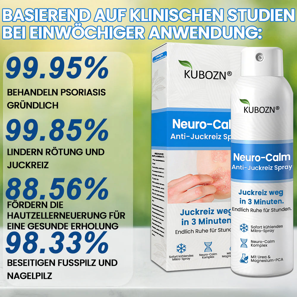 ✅KUBOZN® Neuro-Calm Anti-Juckreiz Akut-Spray – 3-Minuten-Ruhe bei Juckreiz