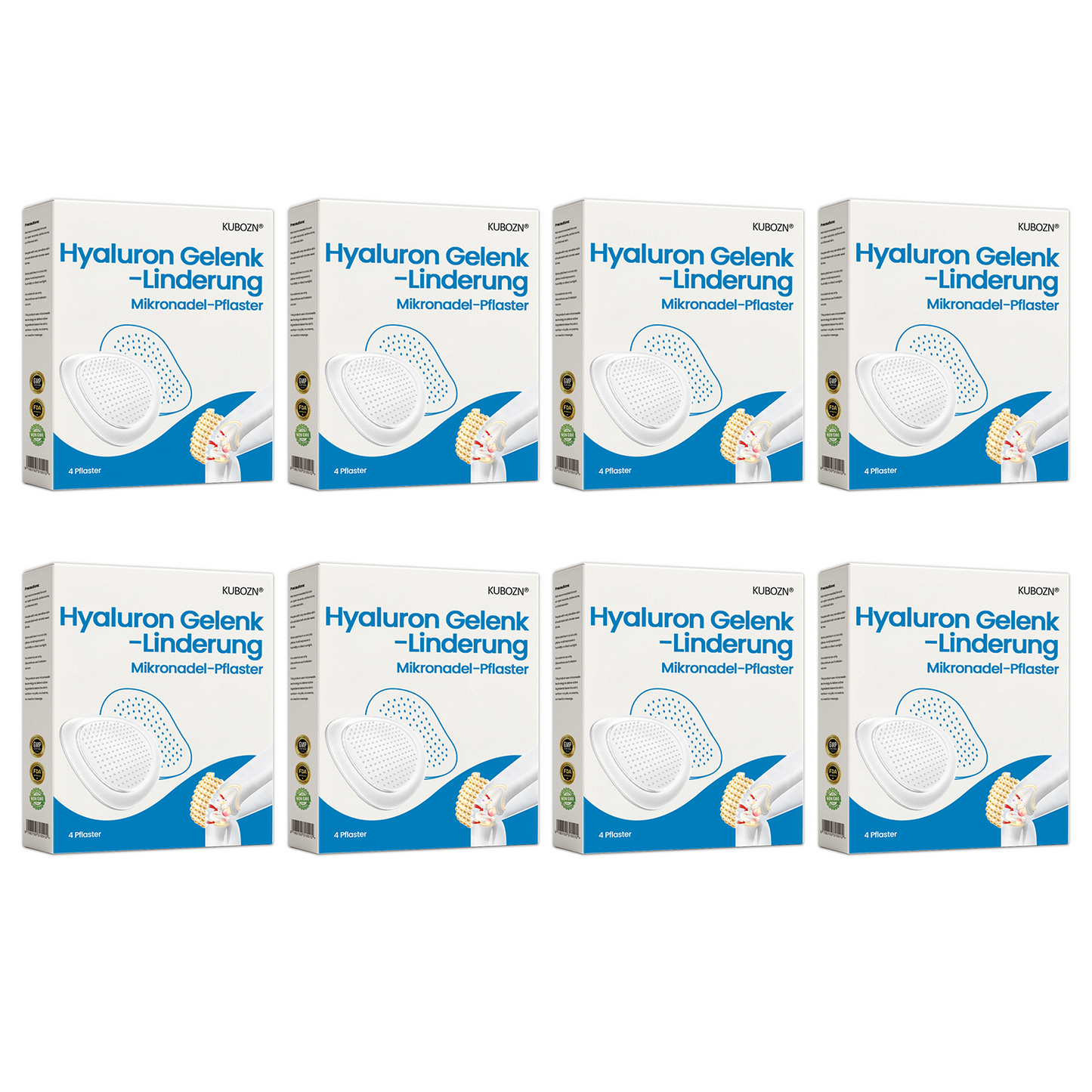 KUBOZN® Hyaluron Gelenk-Linderung Mikronadel-Pflaster
