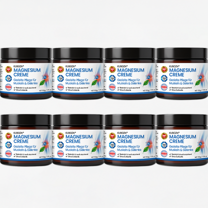 KUBOZN® Magnesium Creme – Spürbare Pflege & Entlastung für Muskeln & Gelenke | Hergestellt in Deutschland