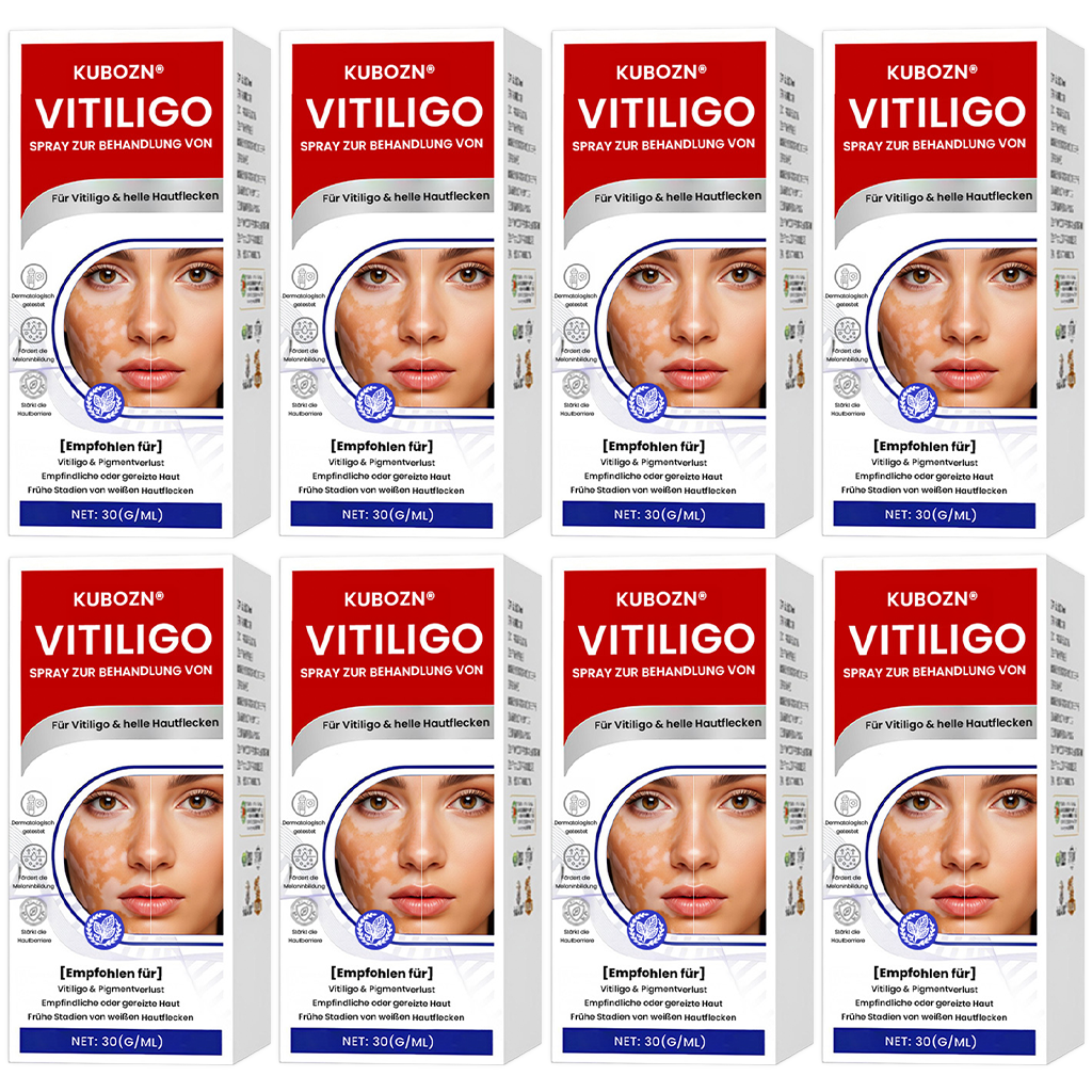 🌿KUBOZN® Spray gegen Vitiligo — Dermatologisch getestet, pflanzlich & steroidfrei
