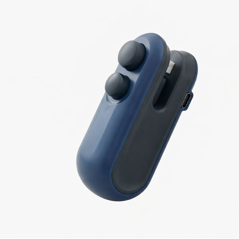 KUBOZN®  2-in-1 Mini-Beutelverschließer & Schneider – USB-aufladbares Heißsiegelgerät 🅂