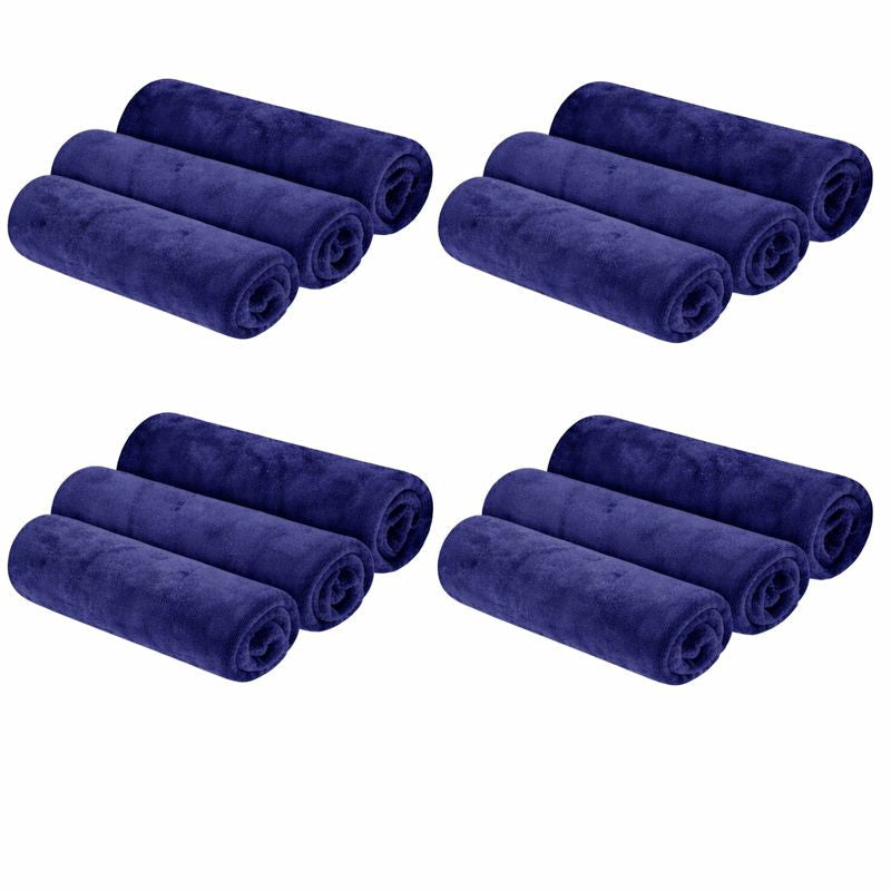 KUBOZN® Schnelltrocknende Mikrofaser-Tücher im 3er-Set – Gedrehte Schlingen für extra Saugkraft