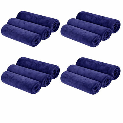 KUBOZN® Schnelltrocknende Mikrofaser-Tücher im 3er-Set – Gedrehte Schlingen für extra Saugkraft
