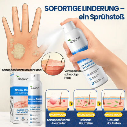 ✅KUBOZN® Neuro-Calm Anti-Juckreiz Akut-Spray – 3-Minuten-Ruhe bei Juckreiz