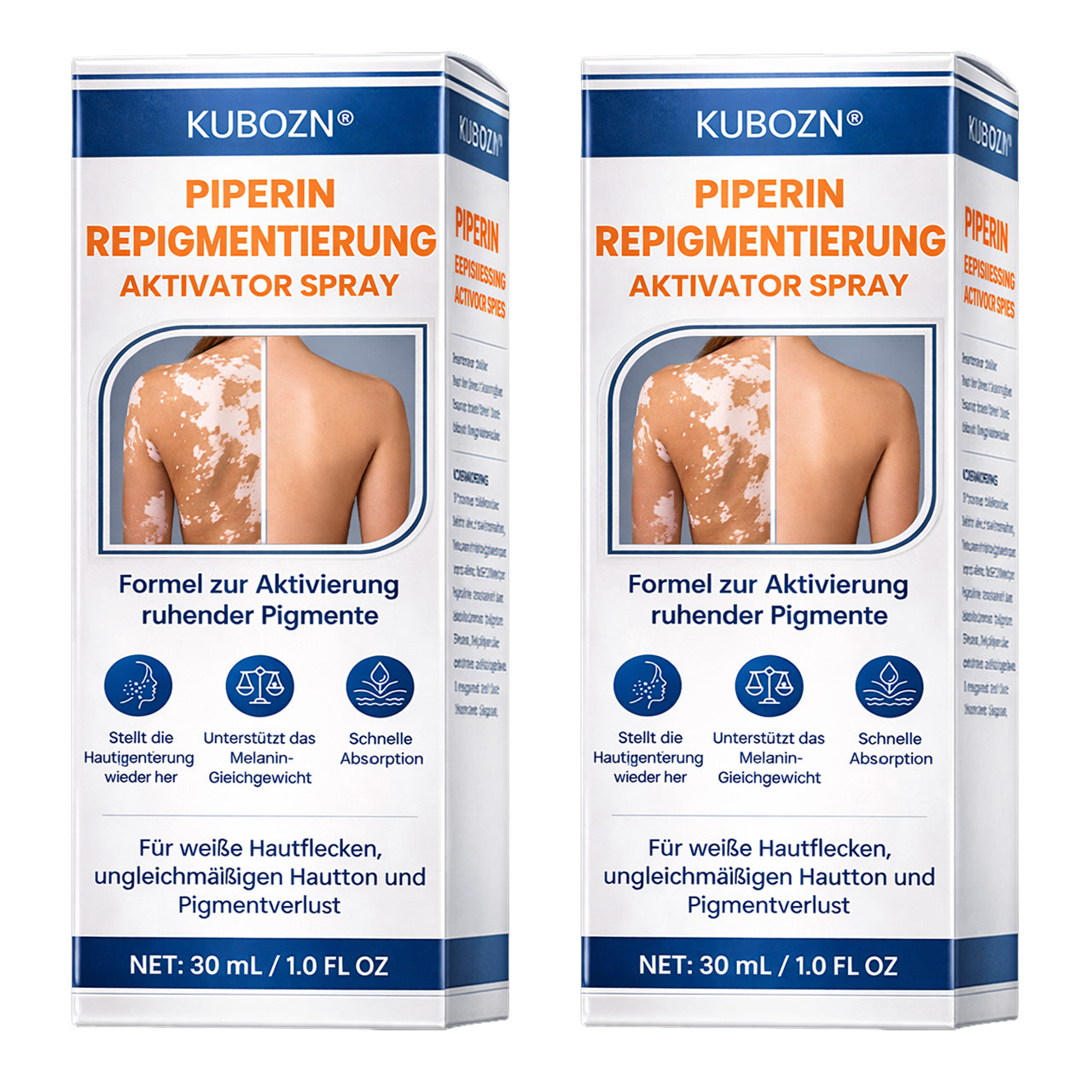 ⚡KUBOZN® Piperin-Repigment-Aktivator-Spray zur Reaktivierung ruhender Pigmentzellen und zur Wiederherstellung der natürlichen Hautfarbe