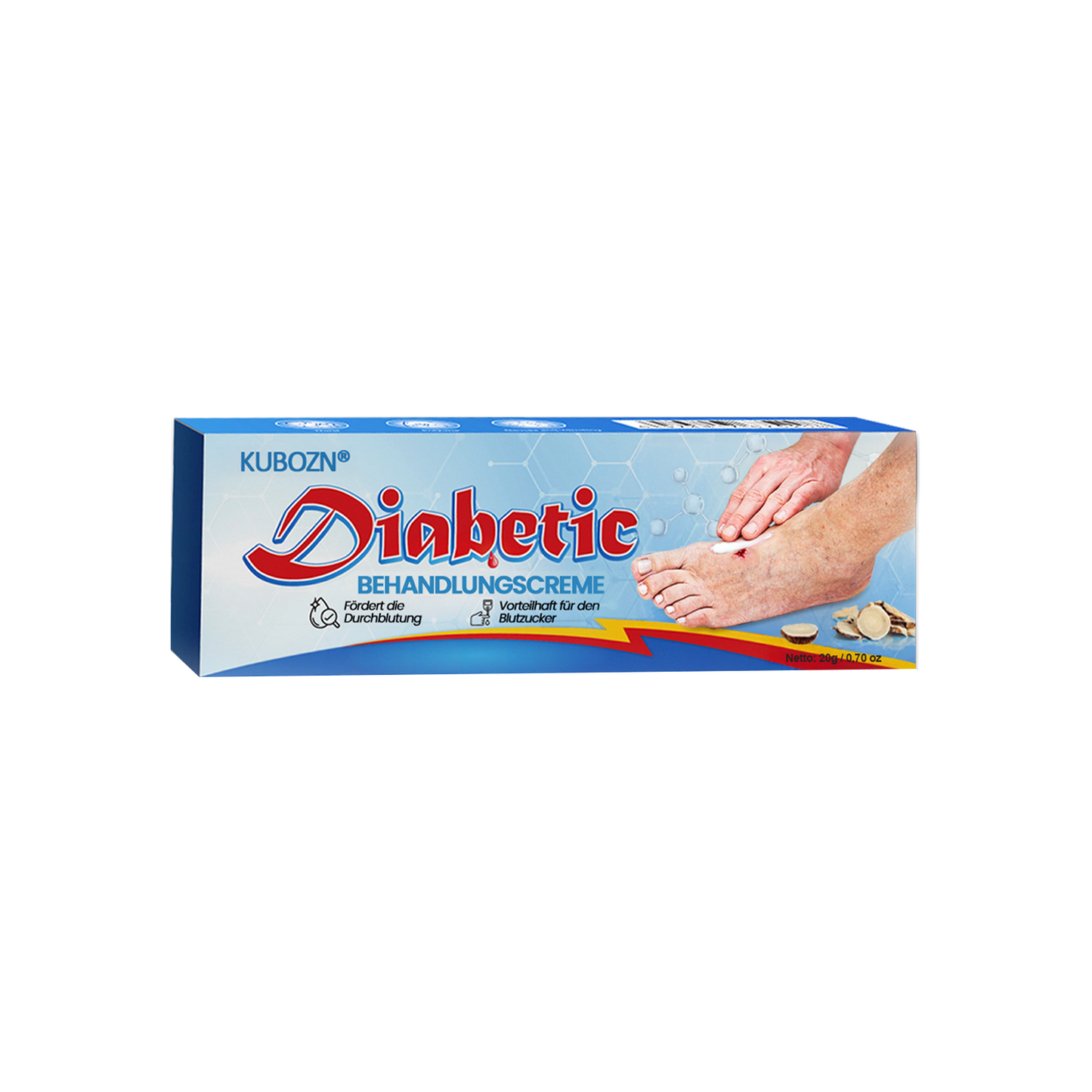 KUBOZN® VitaGluco Diabetes-Behandlungssalbe🌿 Dermatologisch getestet & empfohlen