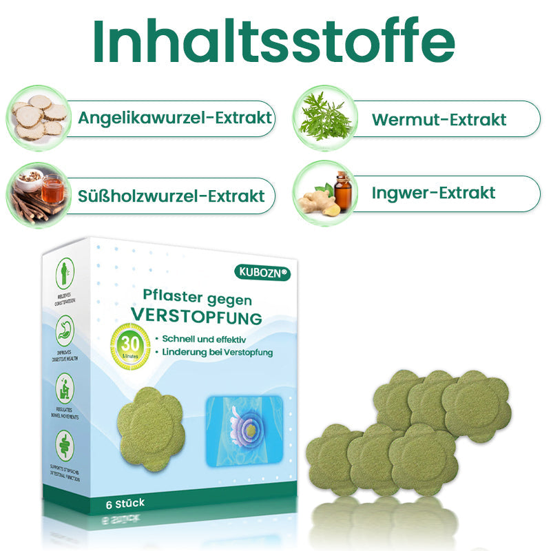 KUBOZN® Pflaster gegen Verstopfung