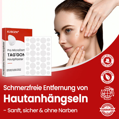 KUBOZN® Pro MicroDarts TAG'Gone Hautpflaster zur Skin-Tag-Entfernung  🅱︎