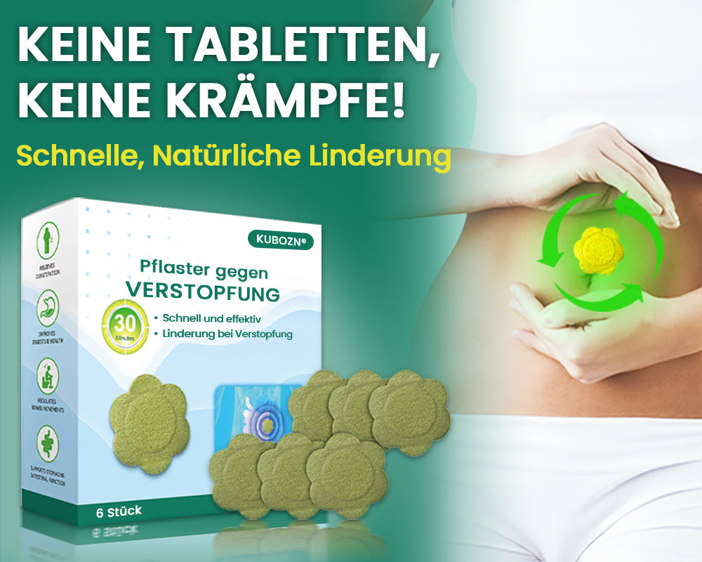 KUBOZN® Pflaster gegen Verstopfung