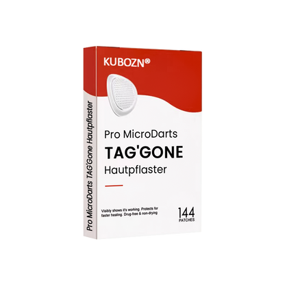 KUBOZN® Pro MicroDarts TAG'Gone Hautpflaster zur Skin-Tag-Entfernung