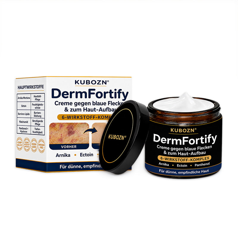 Kubozn® DermFortify – Spezial-Creme gegen blaue Flecken & zum Haut-Aufbau bei dünner, empfindlicher Haut