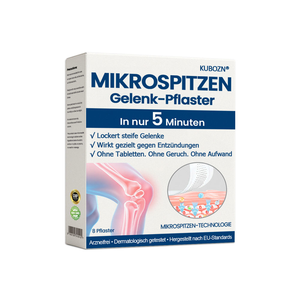 ✅ KUBOZN® Mikrospitzen-Gelenkpflaster – Spürbare Linderung in nur 5 Minuten