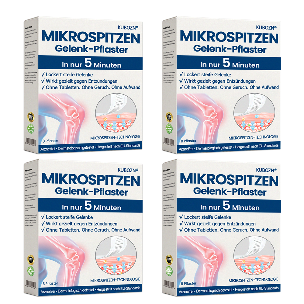 ✅ KUBOZN® Mikrospitzen-Gelenkpflaster – Spürbare Linderung in nur 5 Minuten