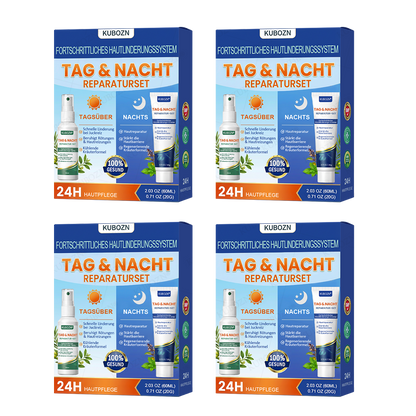 KUBOZN® Psoriasis Tag & Nacht System – 100% steroidfrei gegen Schuppen & Plaque