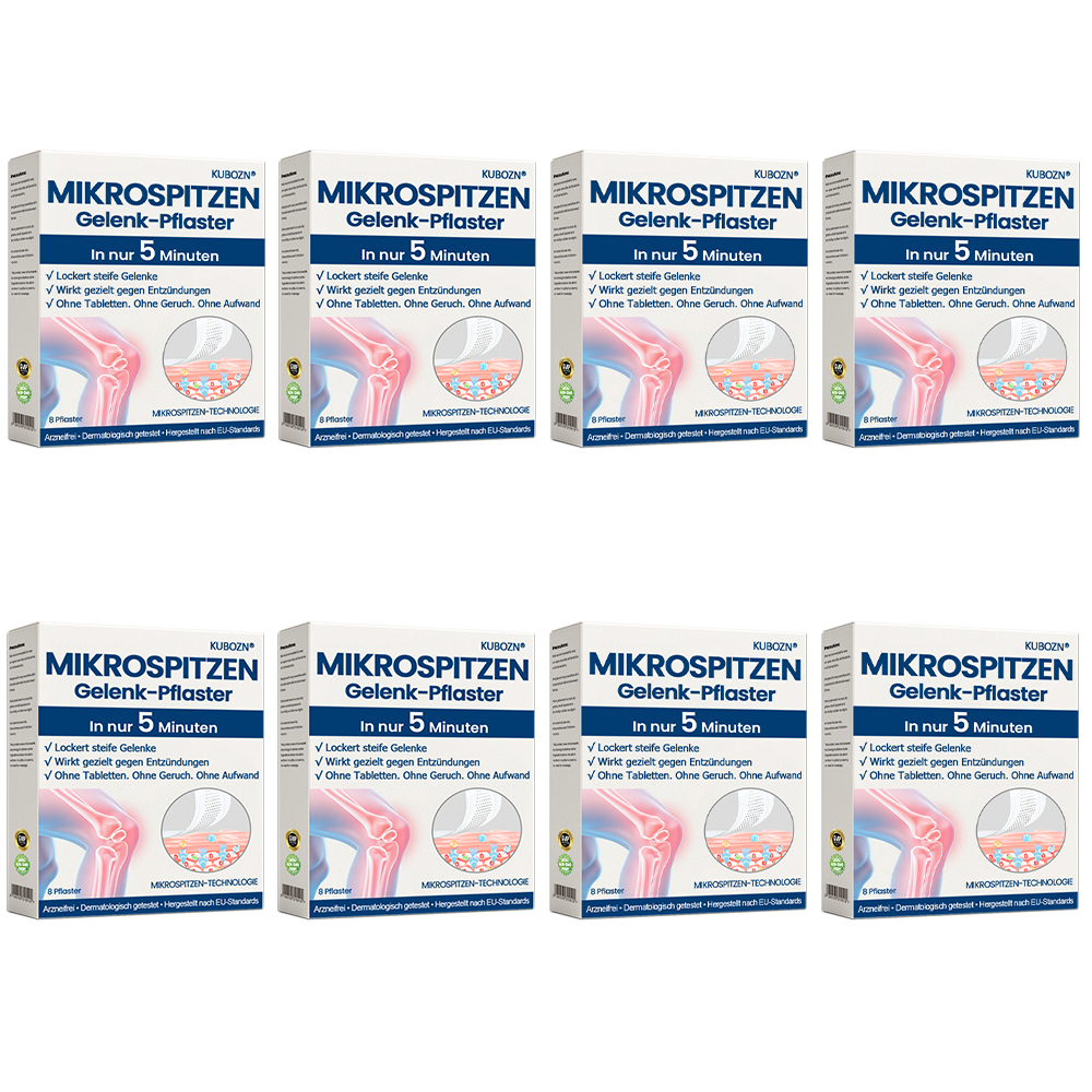 ✅ KUBOZN® Mikrospitzen-Gelenkpflaster – Spürbare Linderung in nur 5 Minuten