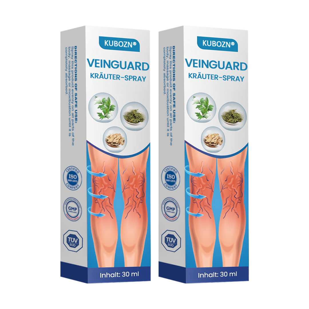 KUBOZN® VeinGuard Kräuterspray-✅Klinisch erwiesen, um Krampfadern in nur 7 Tagen zu beseitigen! (OFFER)
