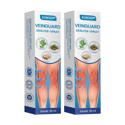 KUBOZN® VeinGuard Kräuterspray-✅Klinisch erwiesen, um Krampfadern in nur 7 Tagen zu beseitigen! (OFFER)