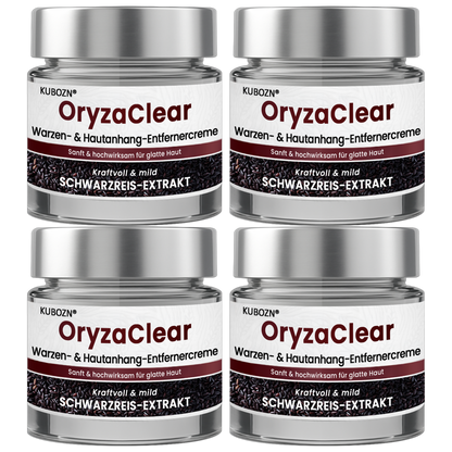 ⭐ KUBOZN® OryzaClear – Schwarzreis-Extrakt Creme gegen Hautanhänge & raue Stellen – sanft, pflanzlich & sichtbar wirksam  🅱︎
