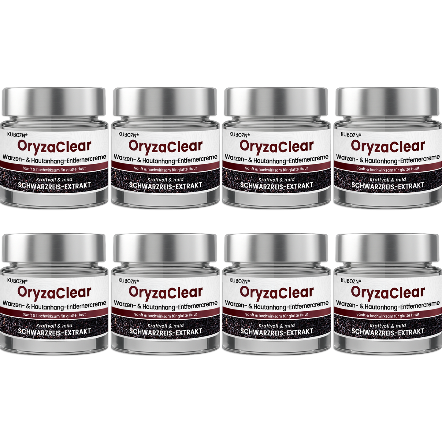 ⭐ KUBOZN® OryzaClear – Schwarzreis-Extrakt Creme gegen Hautanhänge & raue Stellen – sanft, pflanzlich & sichtbar wirksam  🅱︎