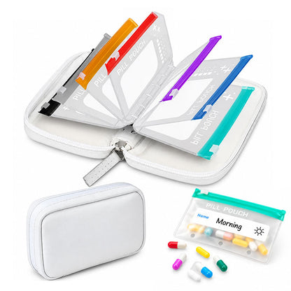 KBZHealth™ Modular Wellness Wallet – 7-Day Travel Pill & Vitamin Organizer Case (OFFER)