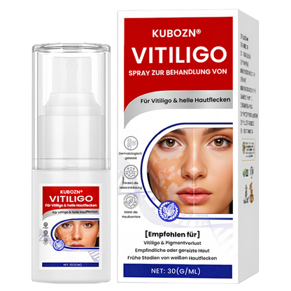 KUBOZN® Spray gegen Vitiligo — Dermatologisch getestet, pflanzlich & steroidfrei  🅱︎