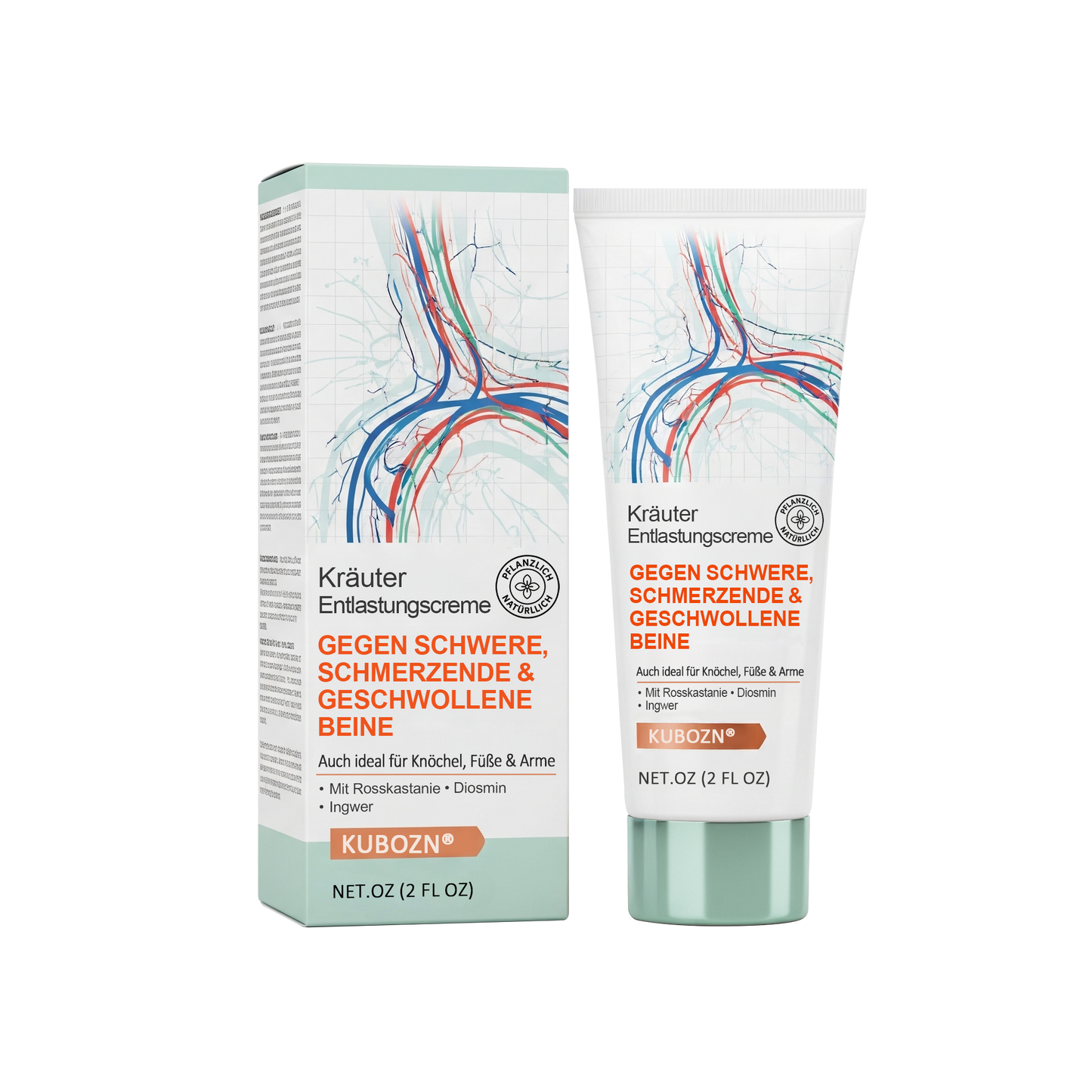 🌿 KUBOZN® Lymphatische Entgiftungs-Herbal-Creme (2025 VERSION)